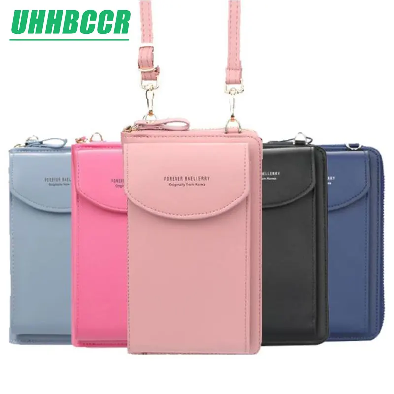 

Женский многофункциональный кошелек из искусственной кожи с диагональю