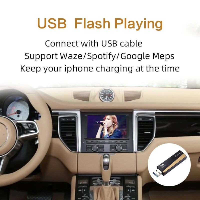 2022 PCM3.0 3 1 Для Porsche 911 997 Panamera Bosxter беспроводной модуль Apple Carplay Android Авто Mirrorlink