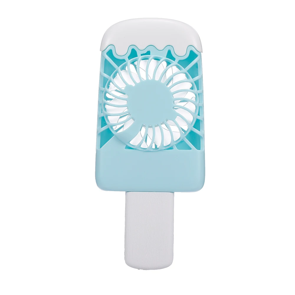 

Mini Handheld USB Fan Ice Cream Portable Rechargeable Popsicle Fan Outdoor Handheld Beige 2 Speed Adjustable handheld design Fan