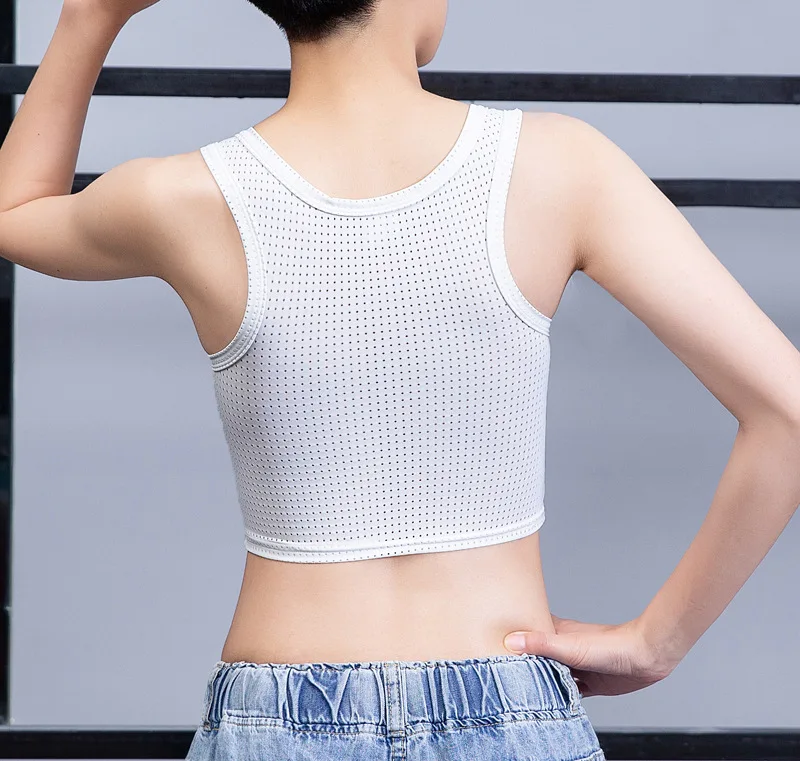 Женский короткий корсет Tomboy в обтяжку майка для лесбиянок средней молнии