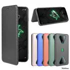 Чехол с откидной крышкой Black Shark 3 4 из углеродного волокна для Xiaomi BlackShark 3 ТПУ бампер черный Shark4 Pro Полное покрытие BlackShark3 Coque Fundas