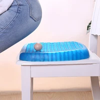 elastic gel seat cushion with black case non slip comfortable massage seat office chair health care pain release cushion
