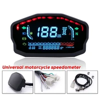 universal for 124 cylinders motorcycle lcd speedometer digital backlight odometer for h onda ducati kawasaki suzuki
