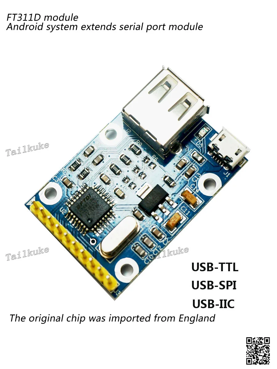 FT311D/FT312D Module Android Android USB to Serial Port SPI I2C Gpio Pwm Module