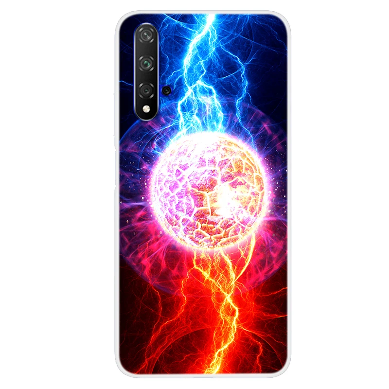 Slim Silicone Phone Cases For Huawei Honor 20 Pro 6A 6C 8 9 Lite 10 View 30 Starry Print Soft Cover |