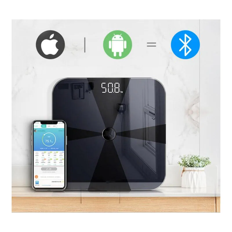 Весы для человеческого тела электронный ЖК дисплей весы здоровья жира умный дом