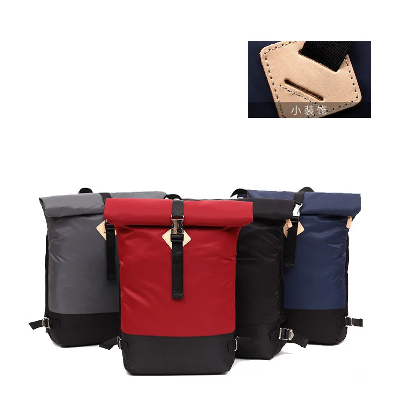 

Backpack outdoor Korean new fashion men's backpack folding backpack computer bag outdoor schoolbag