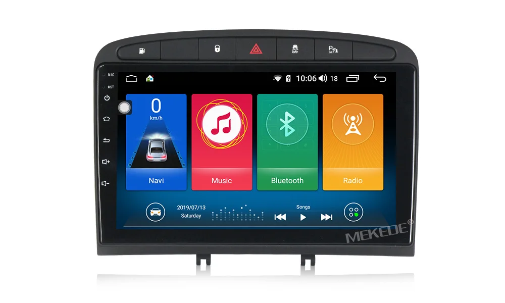 MEKEDE 9853 4G LTE Android 9 4 Гб 64 ГБ Автомобильный мультимедийный плеер для peugeot 408 для peugeot 308 308SW аудио Радио стерео головное устройство