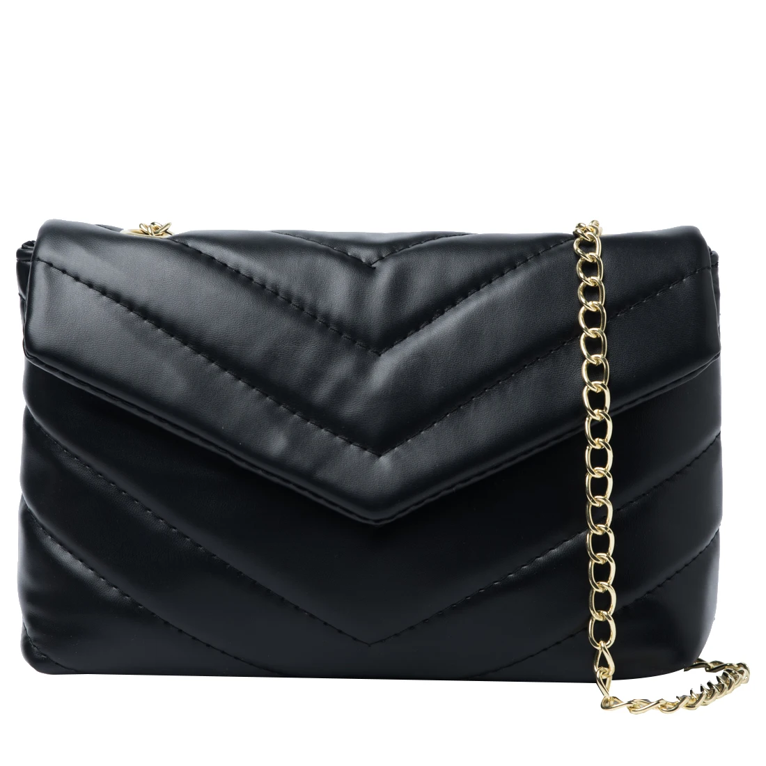 

New Luxury High Quality Leather Embroidery Thread Crossbody Bag For Women 2021Chain Handbag Vintage Clutch Women Shoulder Purse
