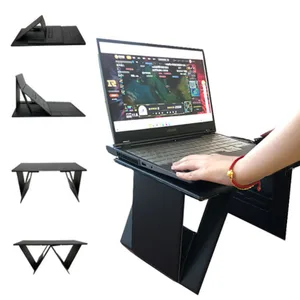 paper thin durable laptop desk office readingroom unfold portable freely adjust laptop desk accessories for bed and office free global shipping