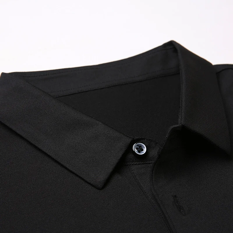 

2021 Summer Business Casual Short Sleeve Polo-Shirt Men New Fashion Solid Color Clothes Top Male Casual Slim Fit