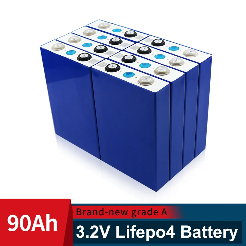 Новый аккумулятор 3 2 В LiFePO4 90 а/ч непрерывный разряд а для 12 Diy EV RV Prismatic Cell с