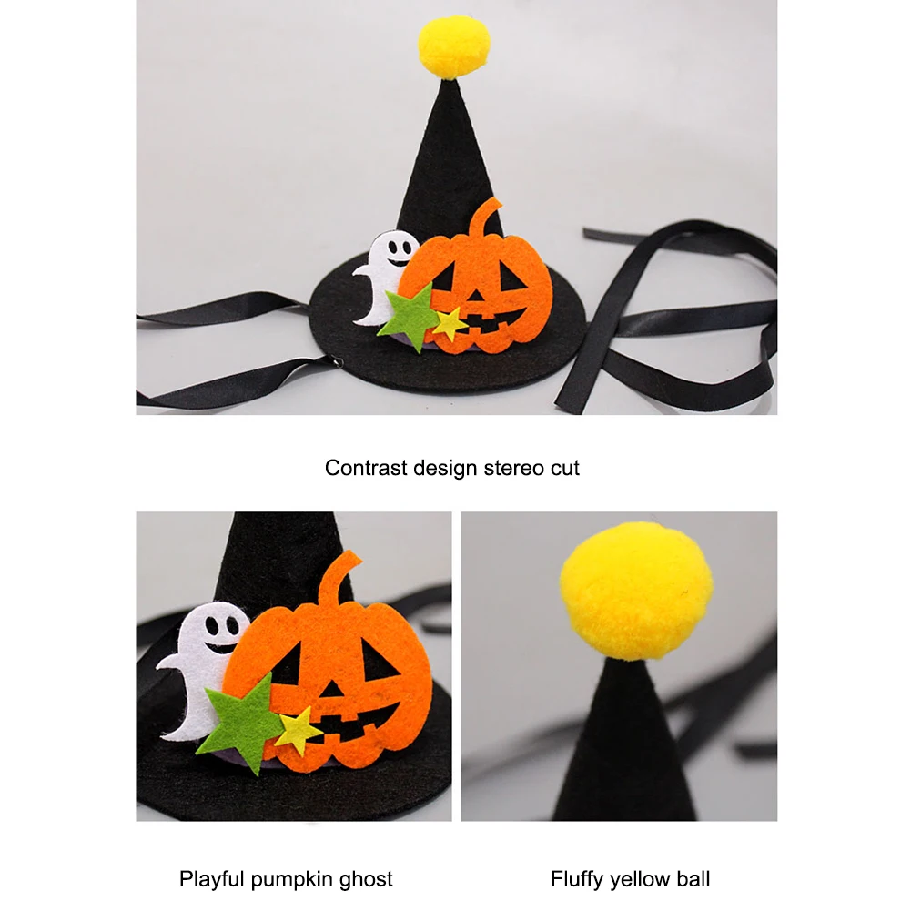 Хэллоуин домашнее животное Тыква головной убор шляпа щенок одежда Вечерние