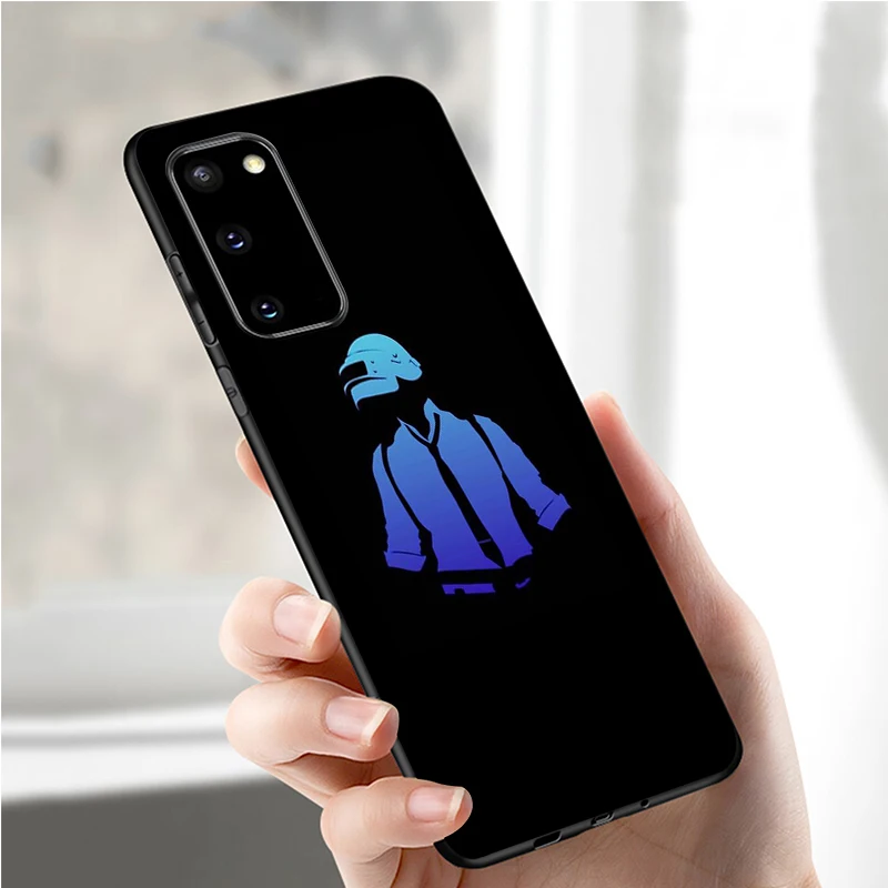 Черный мягкий чехол PUBG для телефона Samsung S20 S10 S9 S8 S7 edge Plus Lite Note 8 9 10 A6 A7 A8 A9 2018 |