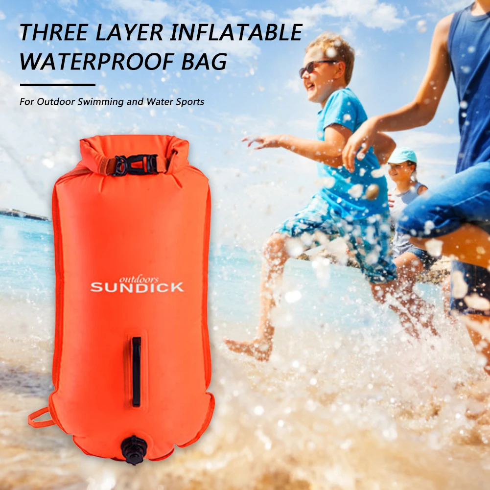 

1PC Open Water Swim Buoy Ultralight Safety Float Swiming Bag for Swimmers Triathletes Snorkelers Surfers