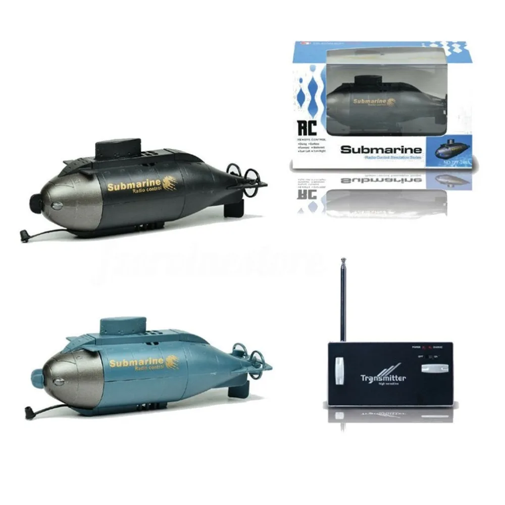 Мини радиоуправляемая подводная лодка с дистанционным управлением Дрон Pigboat моделирование с светодиодный светильник RC игрушка в подарок для детей