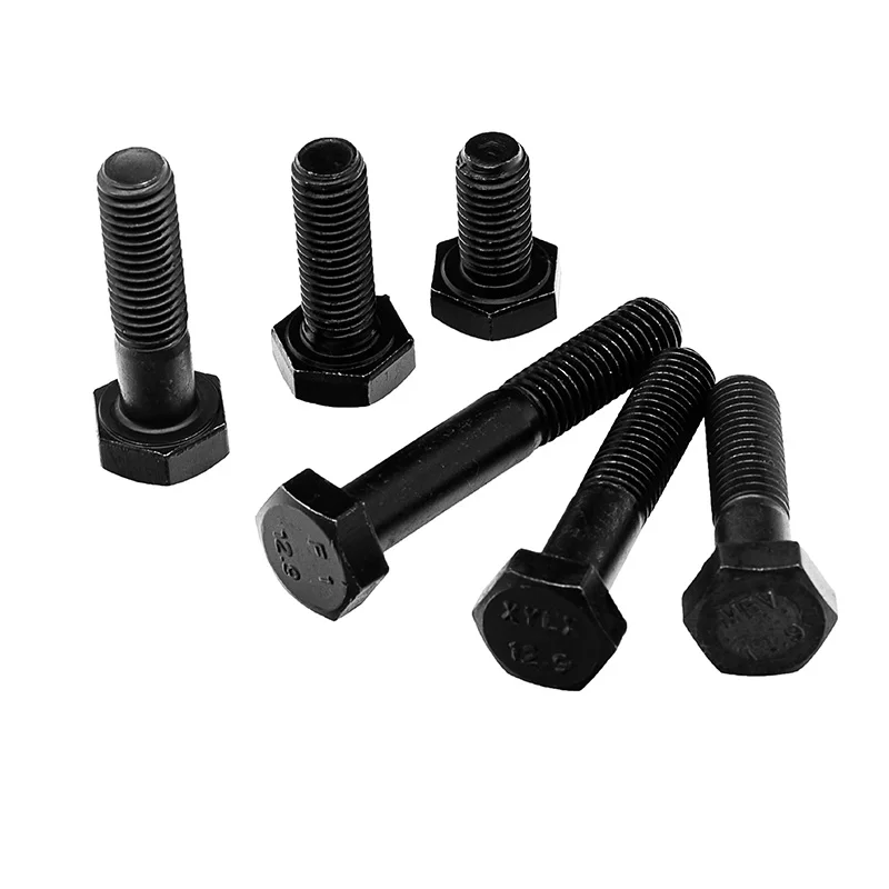 Болт с шестигранной головкой M6 M8 M10 M12 M14 M16 1/10 шт. черная легированная сталь 12 9 винт