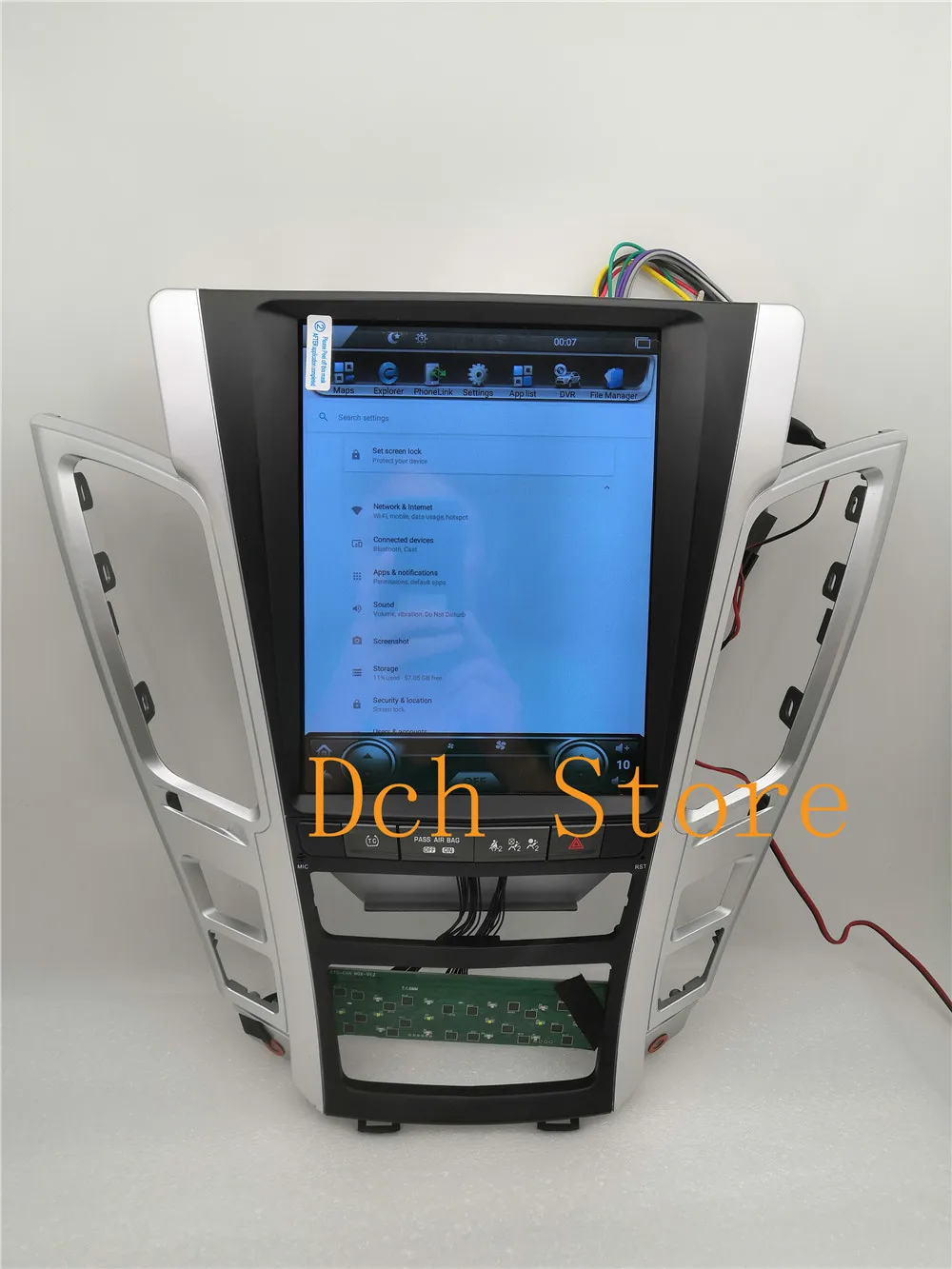 10.4'' Vertical Screen Tesla Style Android 8.1 Car DVD player GPS for Cadillac Old CTS 2007 2008 2009 2010 2011 2012 RADIO PX6