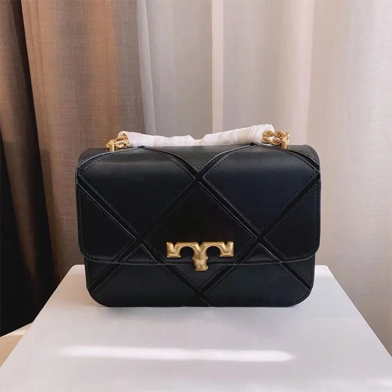 

Luxury chain bag stitching embroidery new design shoulder bag fashion messenger bag ladies birthday gift, send box