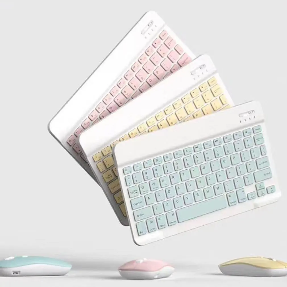 Беспроводная Bluetooth клавиатура 10-дюймовая для ipad телефона планшета русская