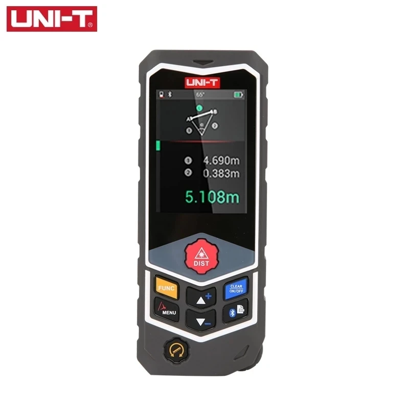 Лазерный дальномер LM80D pro изогнутый UNI-T 80 м 120 | Инструменты