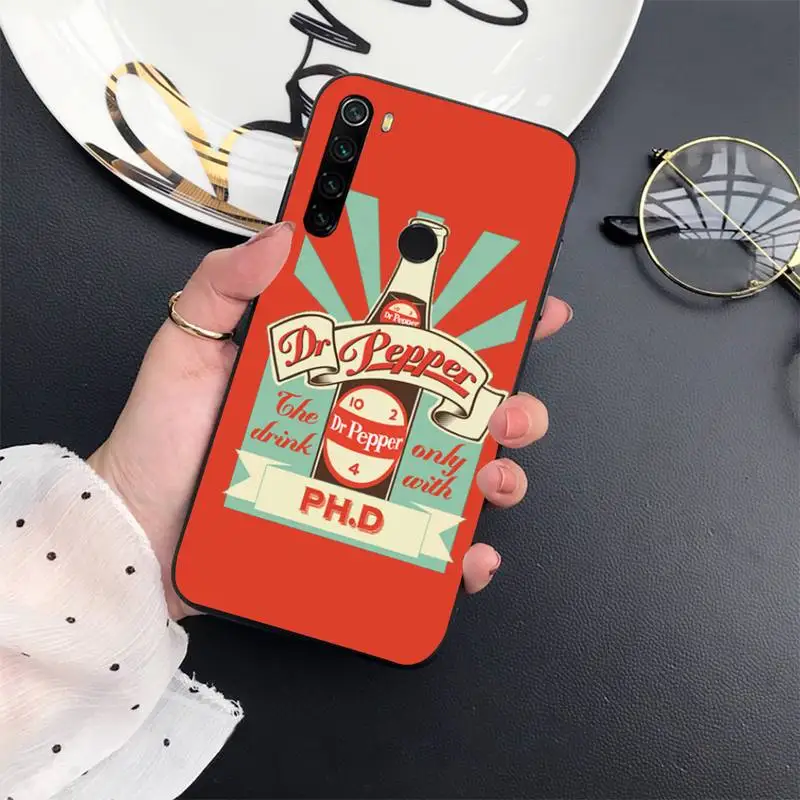 

Dr Pepper High Quality Phone Case For Xiaomi Redmi 7 8 9t a3Pro 9se k20 mi8 max3 lite 9 note 9s 10 pro