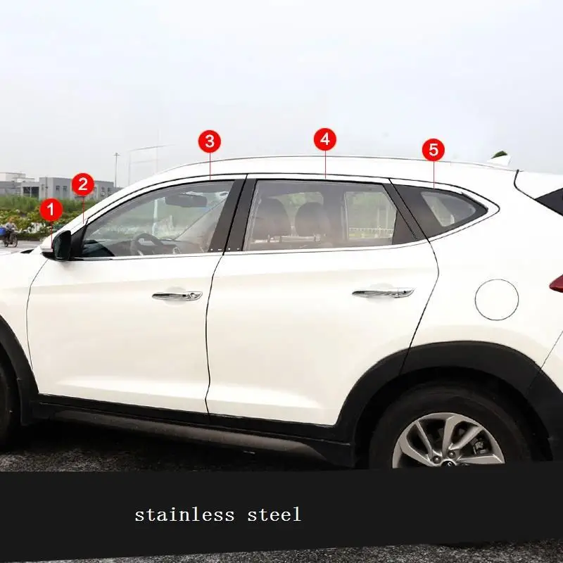 Automovil автомобильная дверь для окна наружная отделка наклейка полосы молдинги