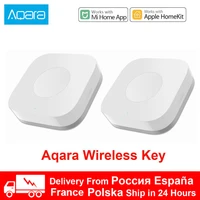xiaomi aqara sensor smart wireless mini switch key zigbee connection remote one key control button home security mihome homekit