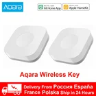 Умный беспроводной мини-переключатель Xiaomi Aqara, дистанционное управление через Zigbee, для домашней системы безопасности