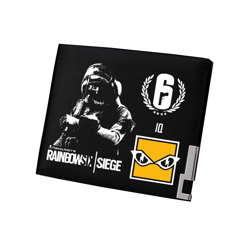 Tom Clancy's Rainbow Six Siege мужской короткий кошелек Pu кожаный кошелек игровой ID держатель для карт Подарочный кошелек сменный кошелек