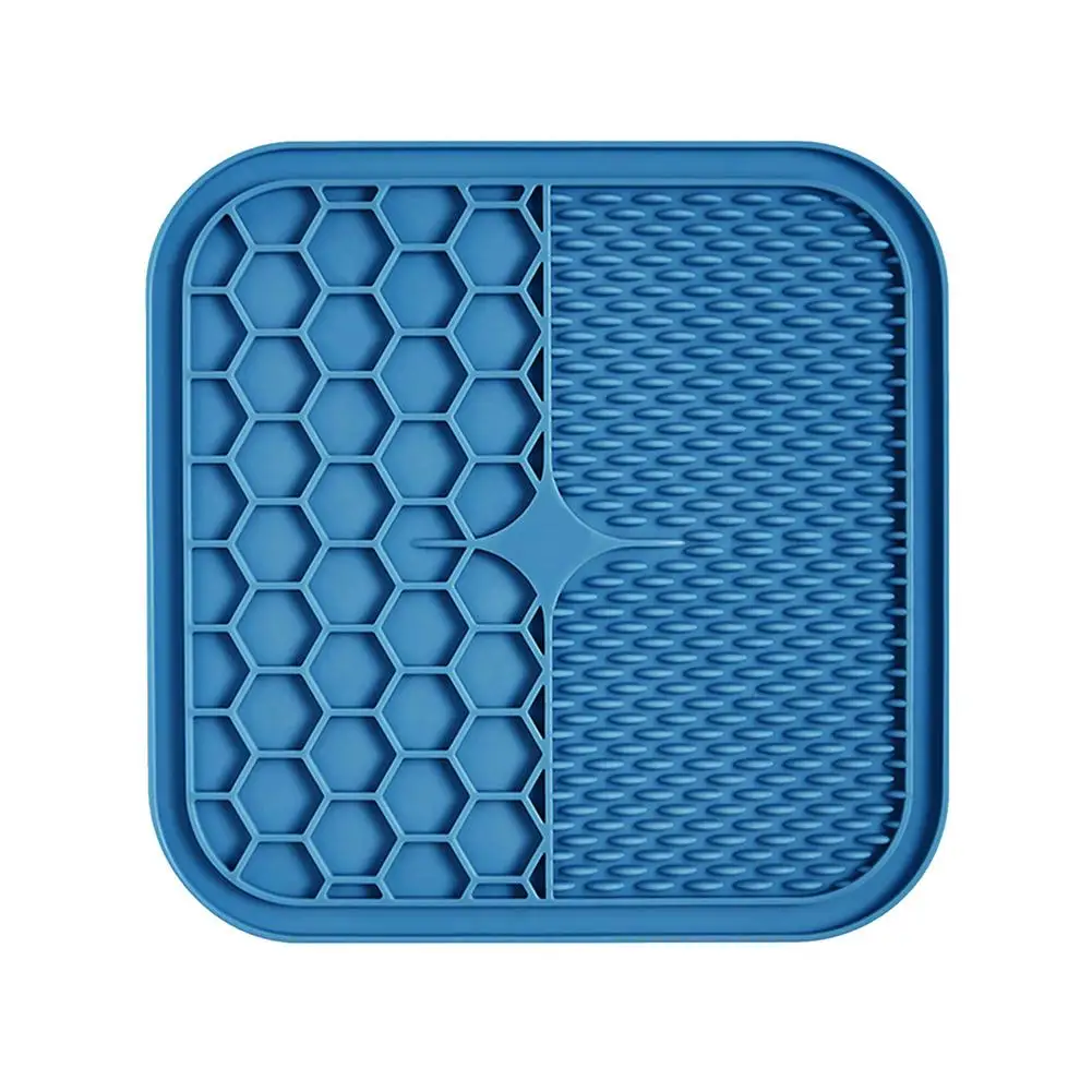 

Dog Lick Mat - Bite-Resistant Lick Pad For Dog With Suction Cups Anxiety Relief Slow Feeders For Pets Bathing And Grooming