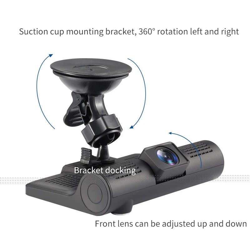 Видеорегистратор скрытый с тремя записями 4-дюймовый видеорегистратор