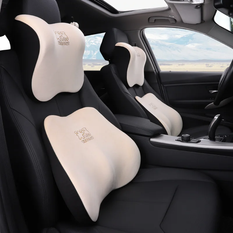 

High quality automobile head pillow, neck pillow, waist pillow strain protector, universal pillow.