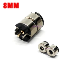 1pair spring loaded pogo pin connector smart hydrogen rich cup magnetic through hole male female 2a 12v dc power charge probe