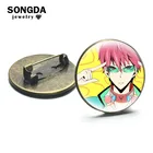 Брошь с бронзовым покрытием в стиле аниме Катастрофа жизни Саики кузуо