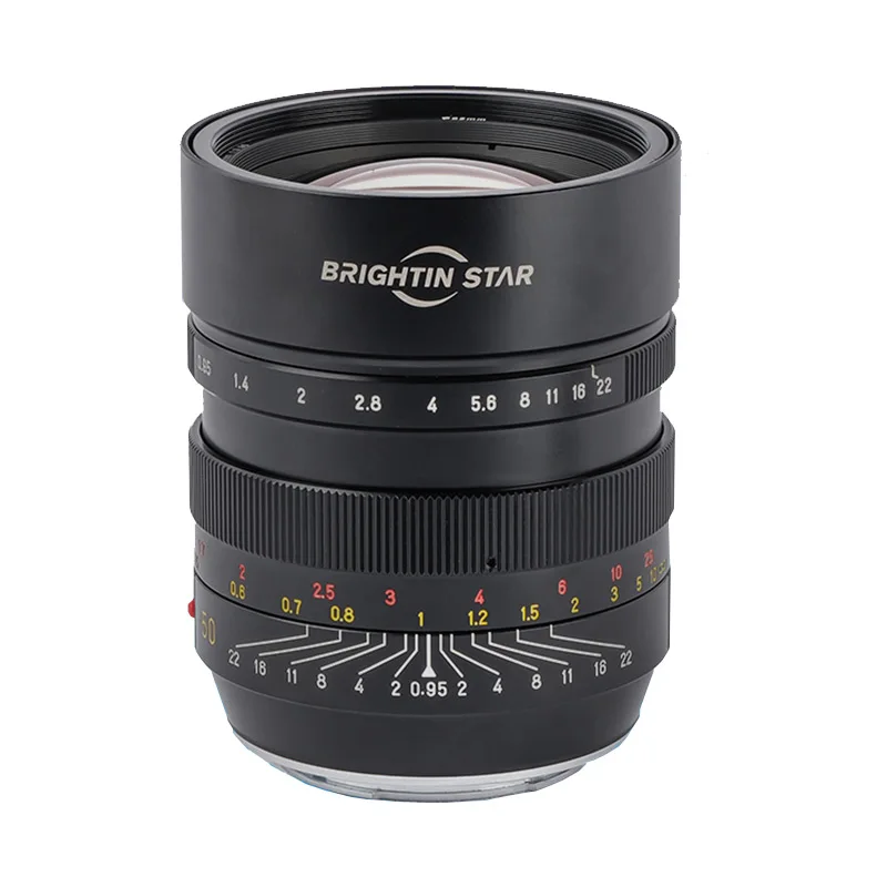 Brightin Star 50 мм F0.95 Полнокадровый объектив с большой диафрагмой ночная сцена микро
