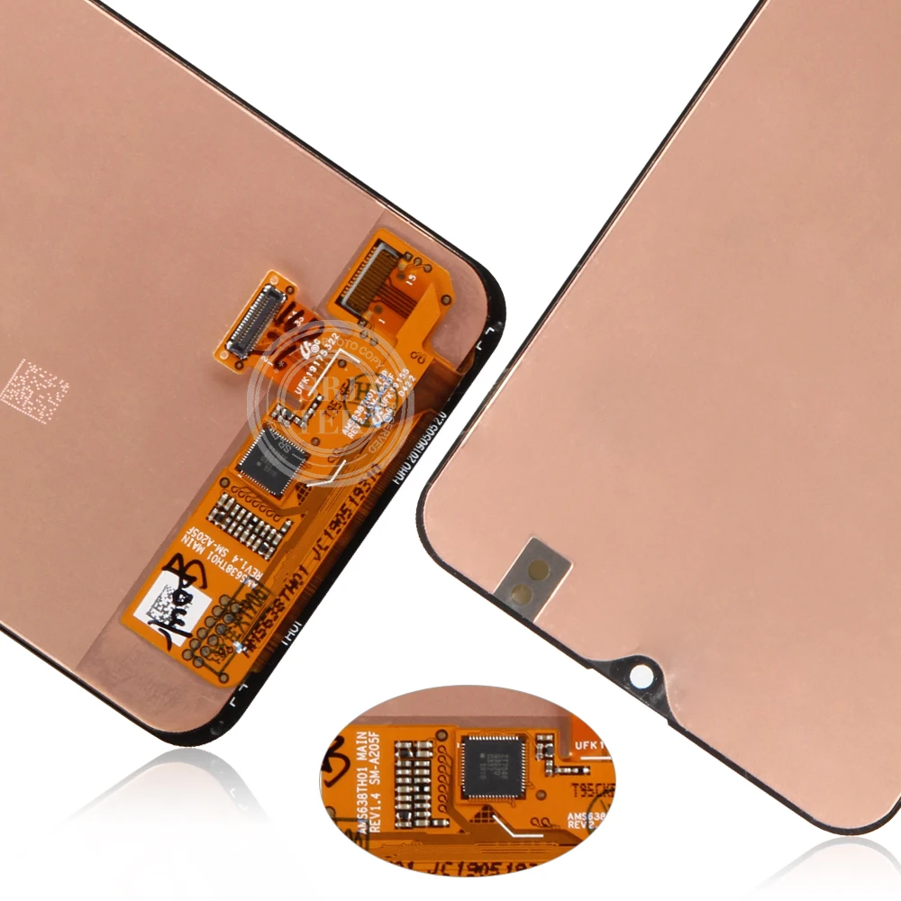 AMOLED экран для samsung Galaxy A20 ЖК A205 A205F A205FD сенсорный дигитайзер сенсор стекло сборка для samsung A20e дисплей A202
