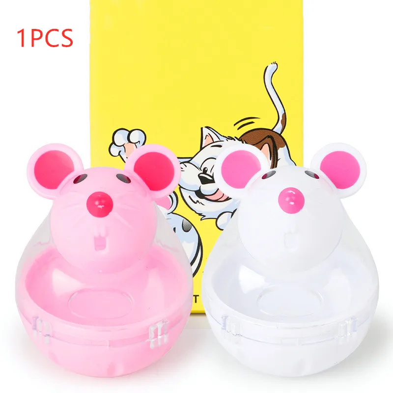 Mouse Питомец собака забавная Рождественская миска для мыши кормушка для кошек игрушки для кормления питомцев стакан для утечки мячик для кормления питомцев Веселая миска подарок - Цвет: Mouse
