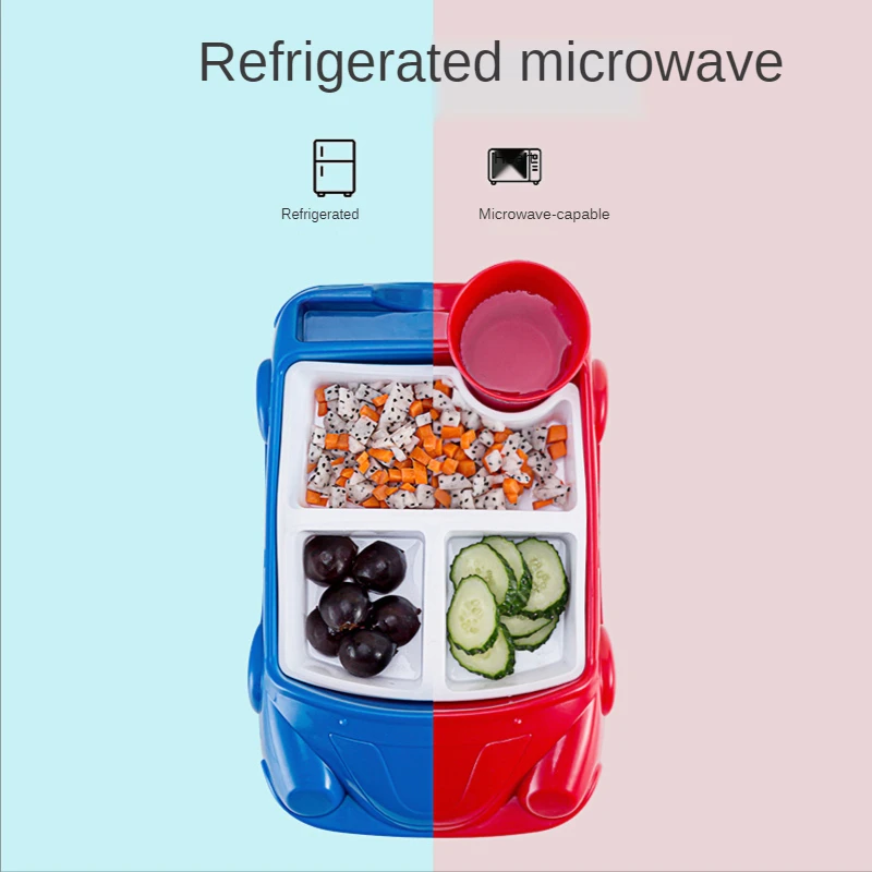 

Набор детских обеденных тарелок с рисунком автомобиля, термостойкая посуда, чашка для еды ребенка, чашка для воды, тренировочная еда