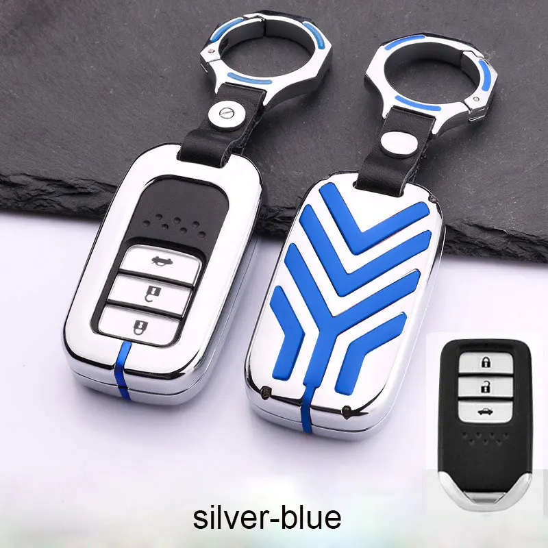 

Zinc alloy Car Remote Key Case Cover For Honda Civic 2017 2018 Accord Pilot City C-RV Odyssey XRV Vezel CRIDER Spirior