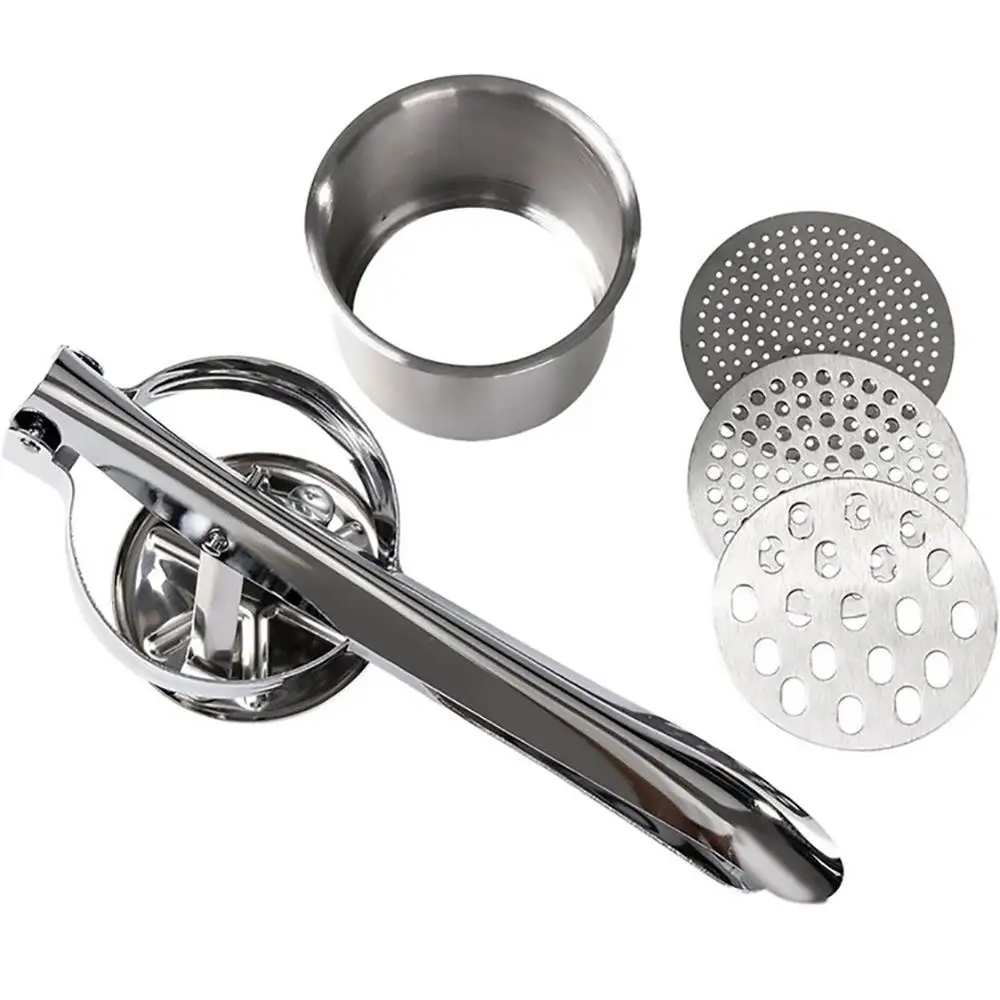 

Potato Masher and Ricer Manual Juicer Squeezer Press Potato Baby Food Supplement Machine Multifunctional Kitchen Tools