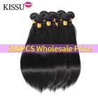 Оптовая продажа, прямые бразильские пряди для наращивания волос, 100% человеческие волосы