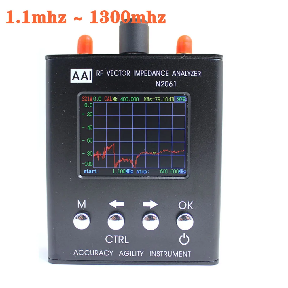 Улучшенная версия N2061SA анализатор коротких волн частотный диапазон 1 МГц ~ 1300