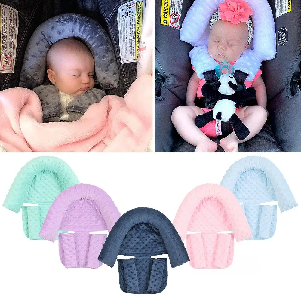 HobbyLane 2Pcs/Set Baby Safety Seat Headrest + Safety Belt Cover Set for Infants от AliExpress WW