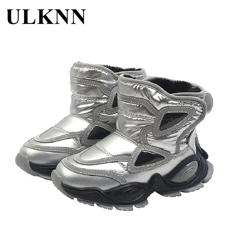 

Boy's Cotton Shoes Kid's Add Thickening Warm Boots 2021 Winter Sports Leisure Snow Boots Child Children New Baby Shoes