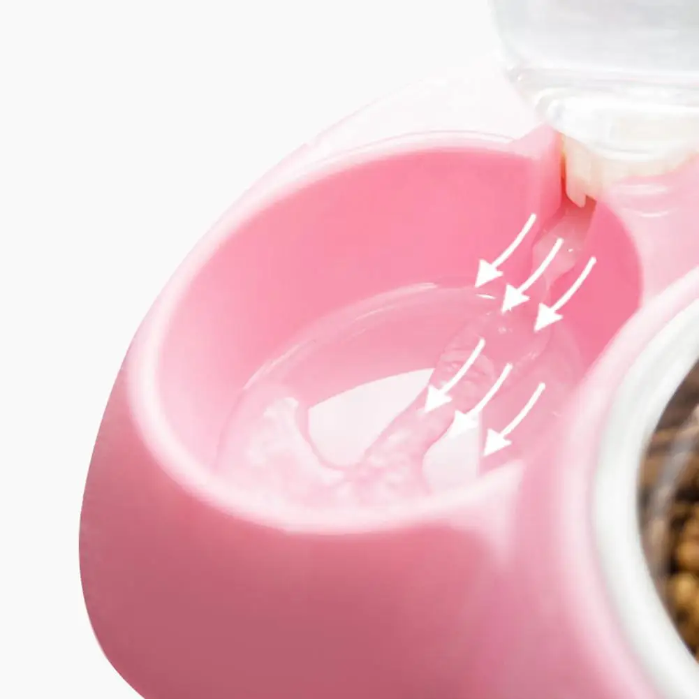

400ml Cat Automatic Feeder Stainless Steel Bowl Food Grade Plastic Pet Drinking Fountain Cat Dogs Water Dispenser For Dog Cat