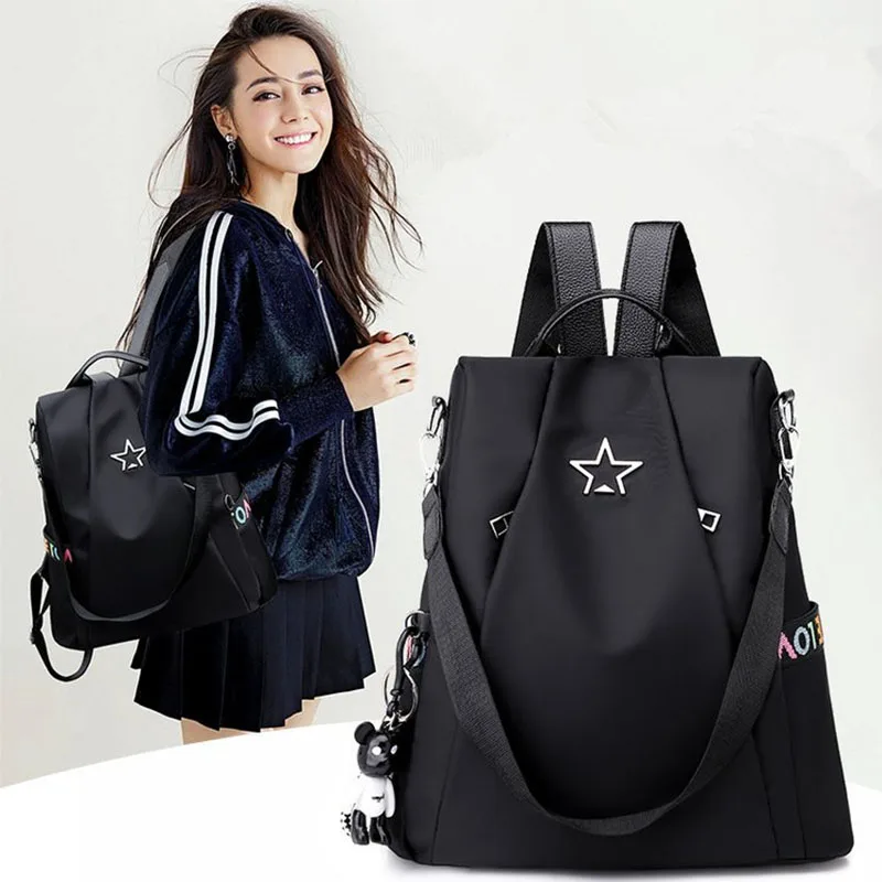 

Fashion Anti-theft Women Backpacks Famous Brand High Quality Waterproof Oxford Women Backpack Ladies Large Capacity Backpack