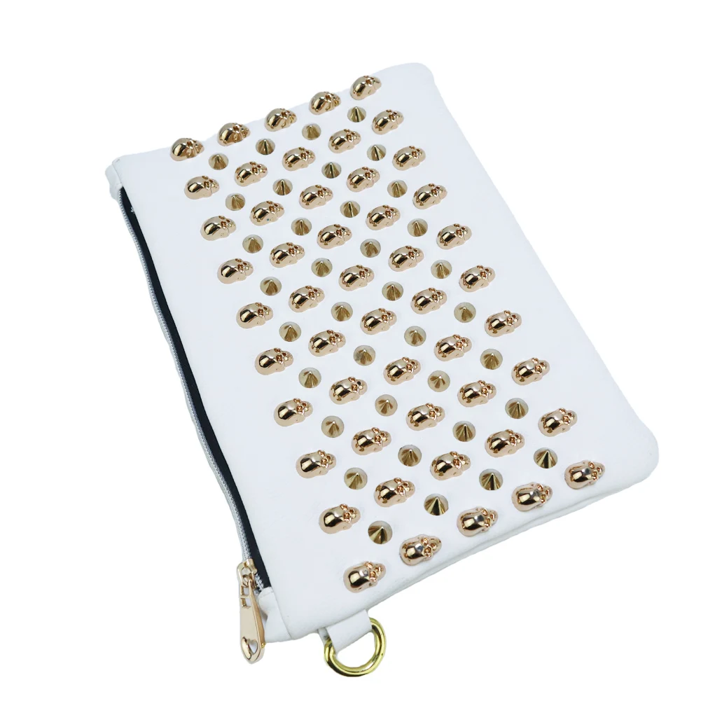 NRC Golf Bag Rain Cover  Skull Rivets Handbag Outdoor Portable Mini Golf Bag Multi-functional Rivet large capacity Leisure bag