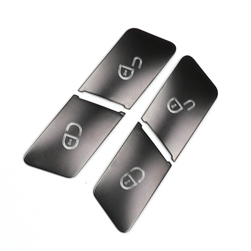 

Car Door Lock Buttons Sequins Unlock Decoration Sticker Cover Trim for Mercedes Benz a B C E Class GLA CLA GLK GLE CLS