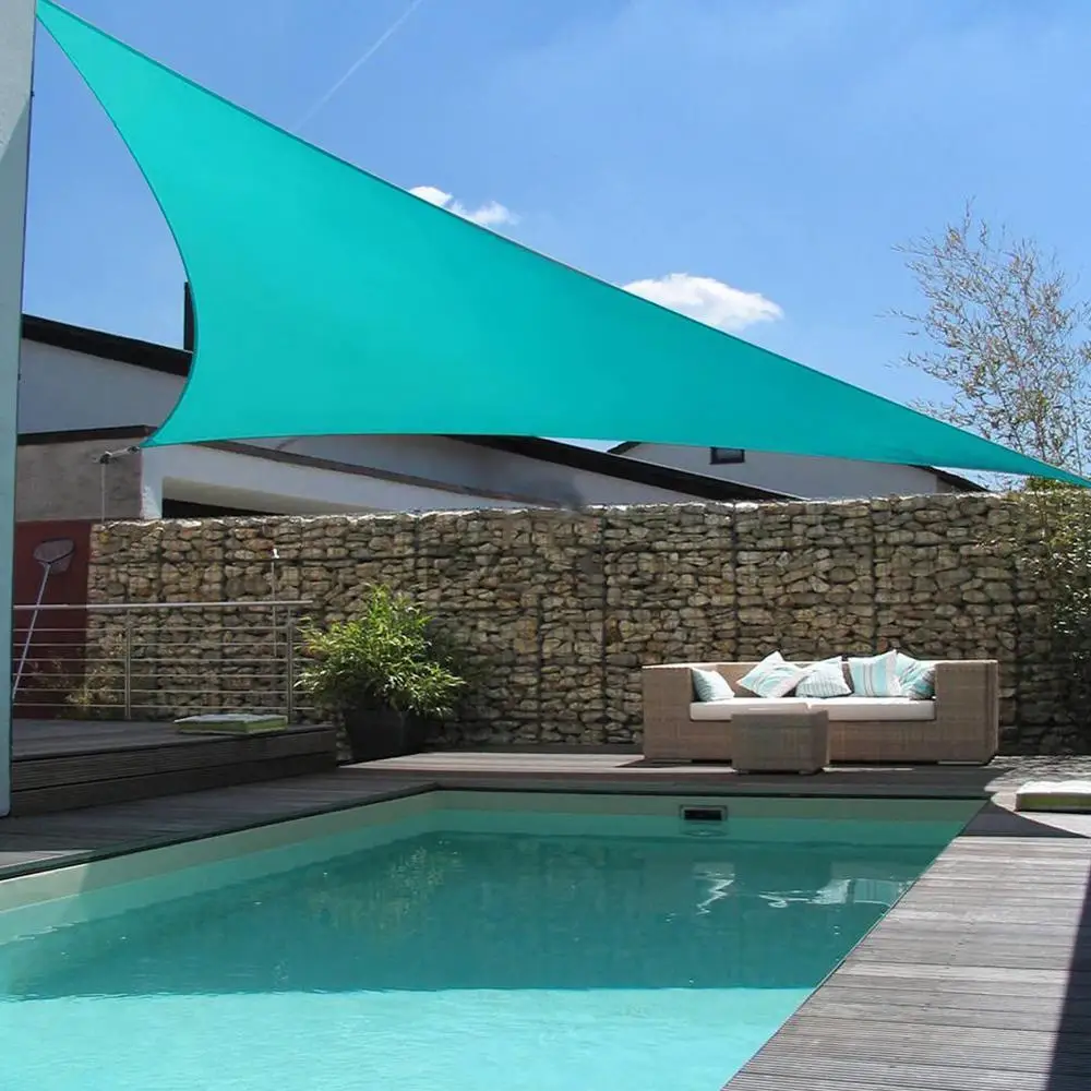 

Waterproof Sun Shelter Triangle Sunshade Sail Large Patio Garden Awning Outdoor Cloth Canopy Shade Shade Camping H9H4